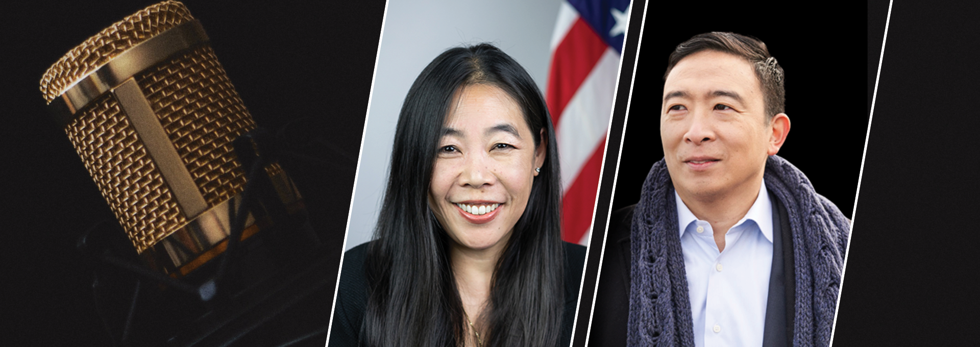 Radio Program: Erika Moritsugu and Andrew Yang Image - Erika Moritsugu and Andrew Yang