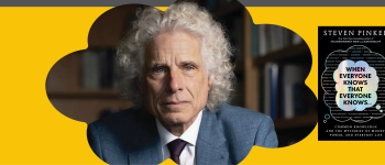 Image - Steven Pinker and his book cover