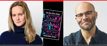 Image - the speakers and a book cover