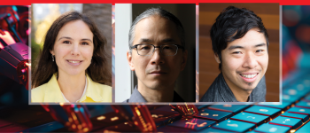 Image - the speakers and image of robot typing