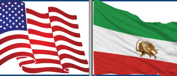 Image - flags of Iran and United States