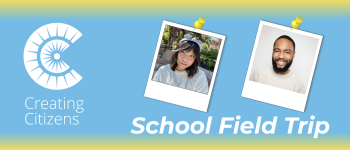 Image - the speakers, program text and series logo