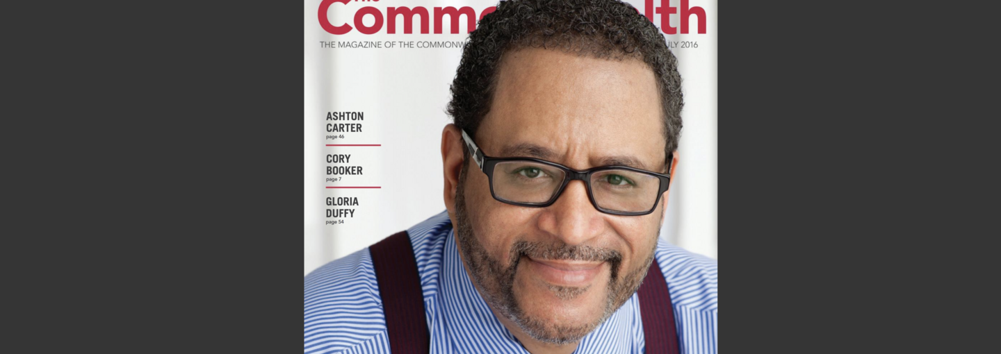 Michael Eric Dyson on the cover of The Commonwealth magazine Image - Michael Eric Dyson Commonwealth magazine cover