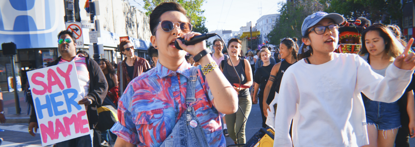 Asian Pacific Islander Equality Northern California: Sammie Ablaza Wills Image - Marchers
