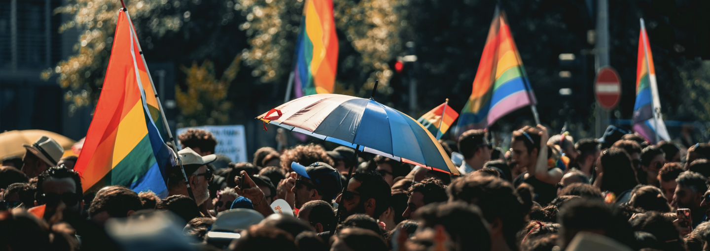 The 2020 Census and the LGBTQ+ Community Image - people attending Pride parade
