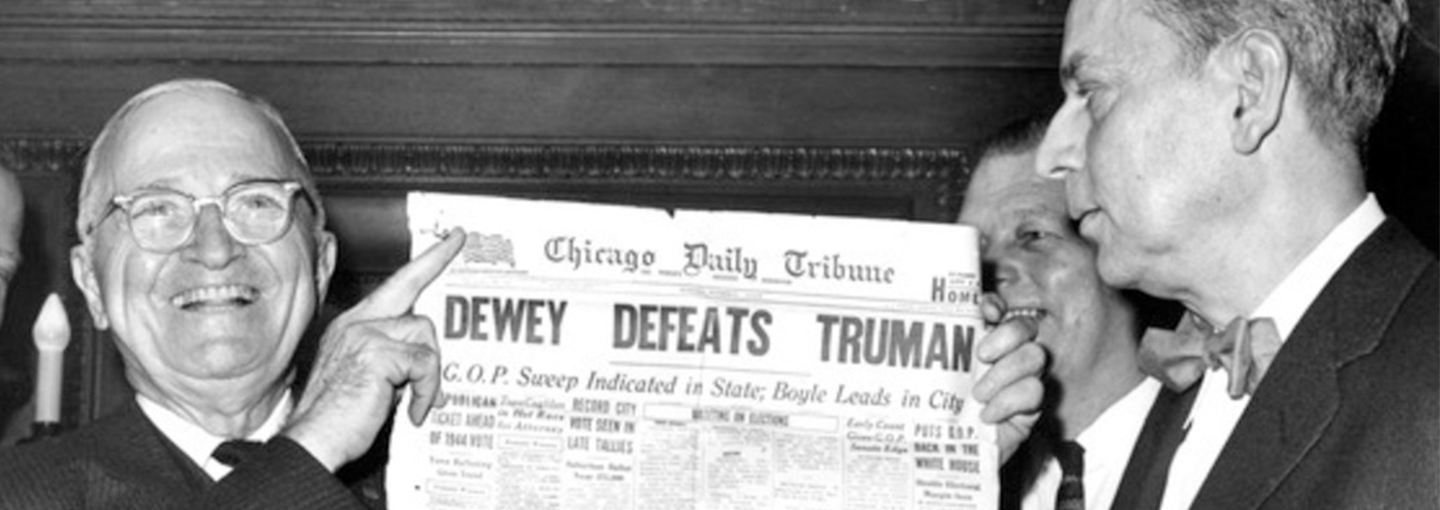 Dewey Defeats Truman Image - Dewey Defeats Truman