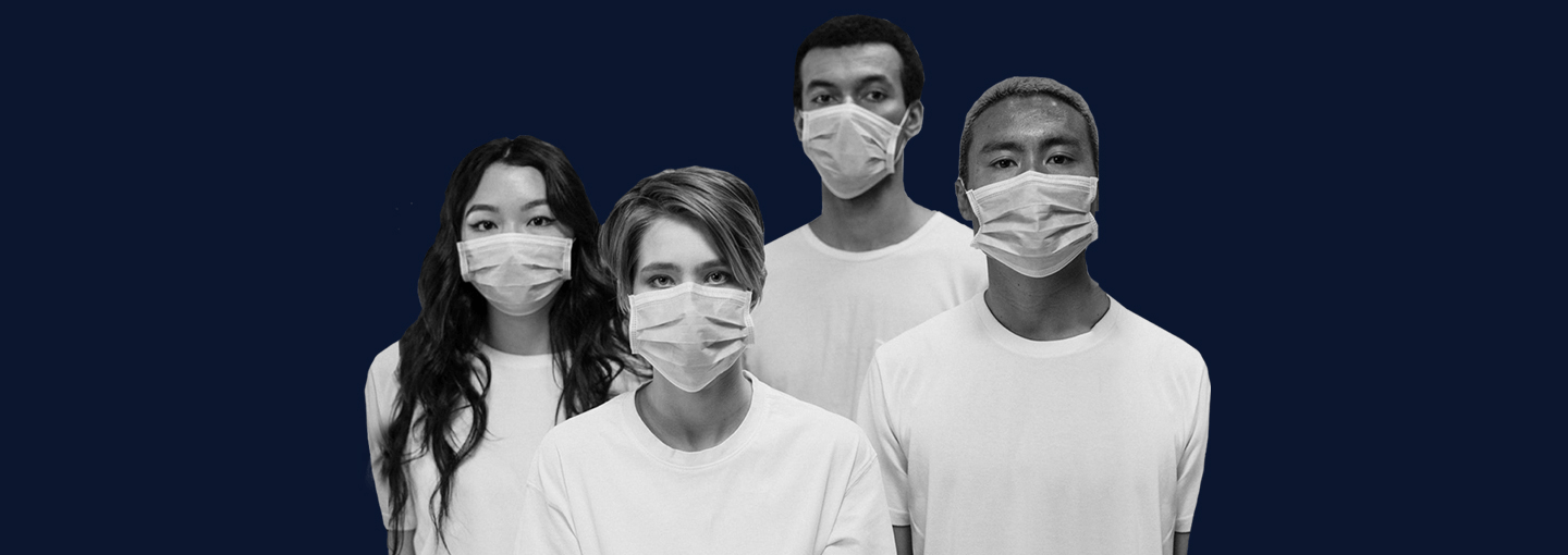 Democracy and COVID-19: What Happens Next? Image - people wearing masks