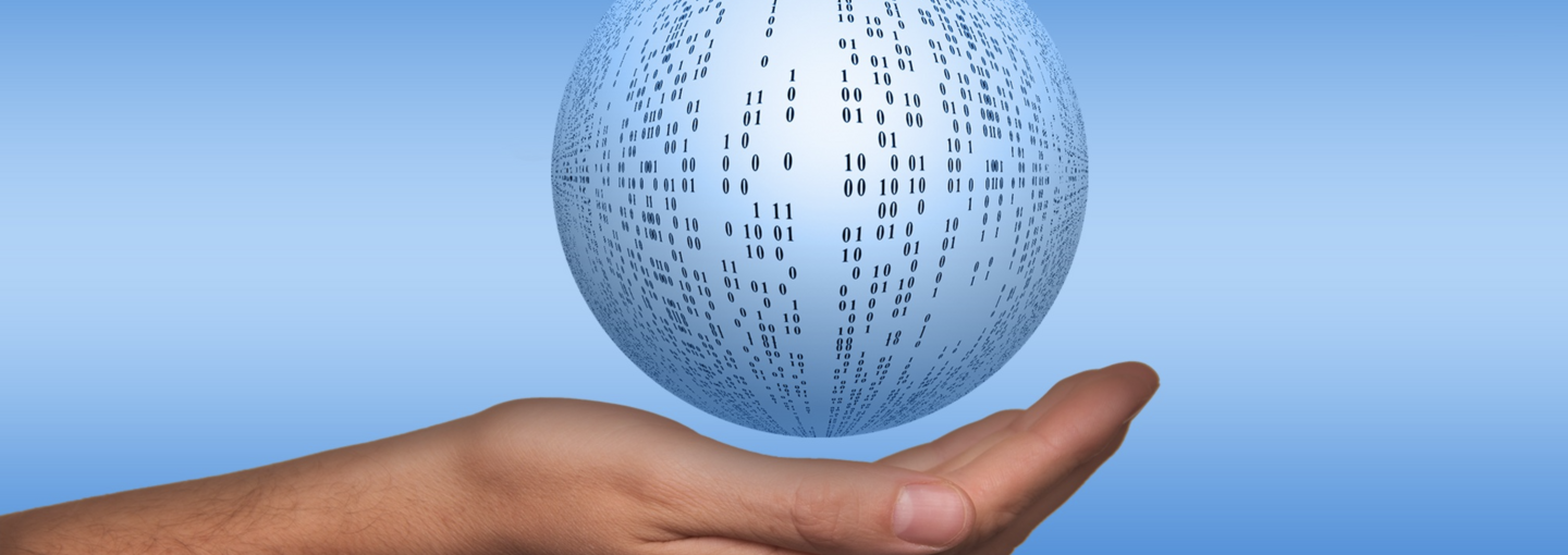 The Socially Responsible Tech Company: Ideals Versus Practice Image - hand and digital image