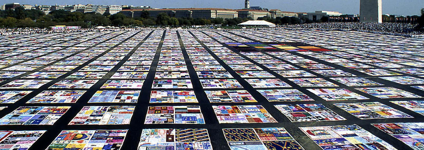 National AIDS Memorial Quilt on display at the National Deaf Life Museum, National Deaf Life Museum