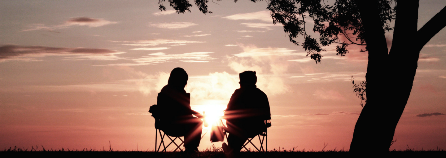 An Agenda for Elder Justice Image - two people at sunrise