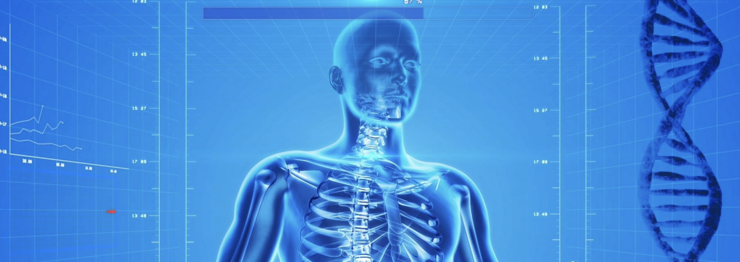 Discovering Precision Health: Predict, Prevent, and Cure Image - digital illustration of human body