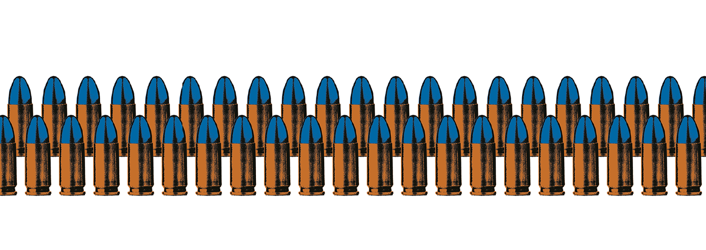 Police, Guns and the Politics of Race Image - bullets