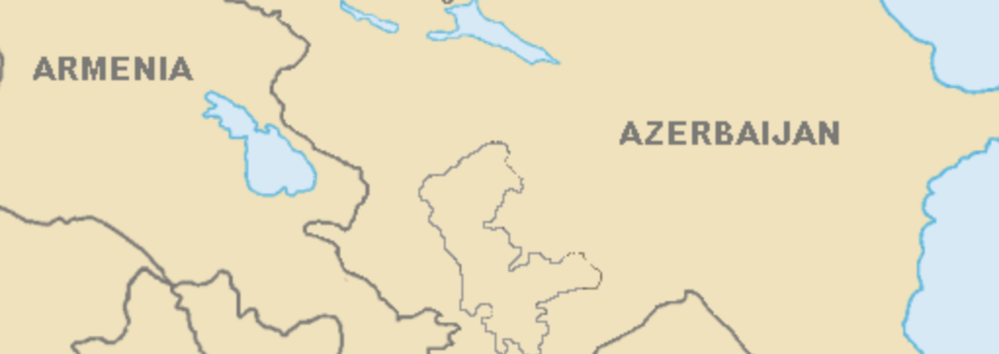 The Nagorno-Karabakh Dilemma Image - map of NagornoKarabakh