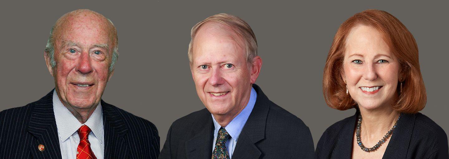 George Shultz, James Timbie, Adele Havutin: The Emerging New World Image - faces of panelists