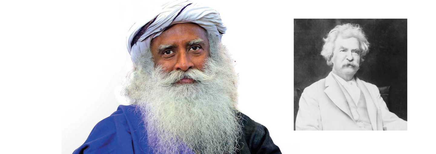 Sadhguru: Mark Twain and Vedanta at The Commonwealth Club Image - Sadghuru and Mark Twain