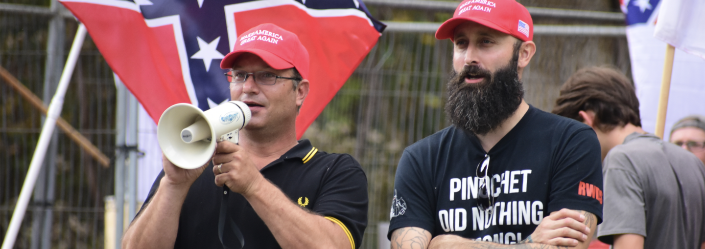 The State of Extremism in America Image - far-right activists
