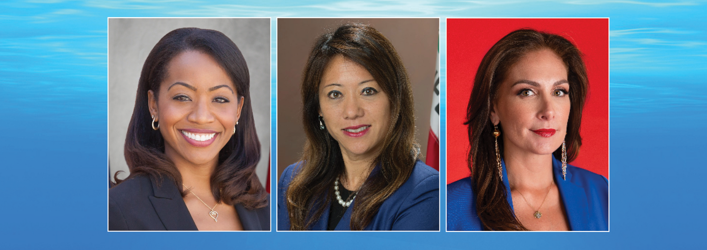 Celebrating Women's History Month: Women Leaders and the Future of Politics Image - Malia Cohen, Fiona Ma and Stefanie G. Roumeliote