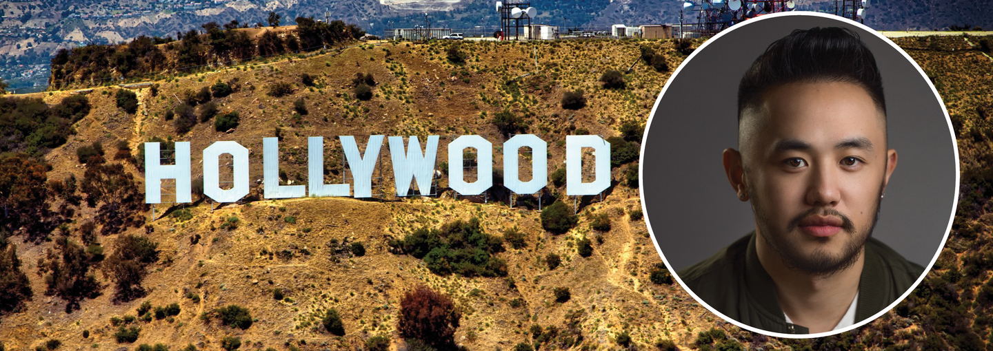 Hollywood and the Mainstreaming of Anti-Asian Racism Image - Bee Vang and Hollywood sign