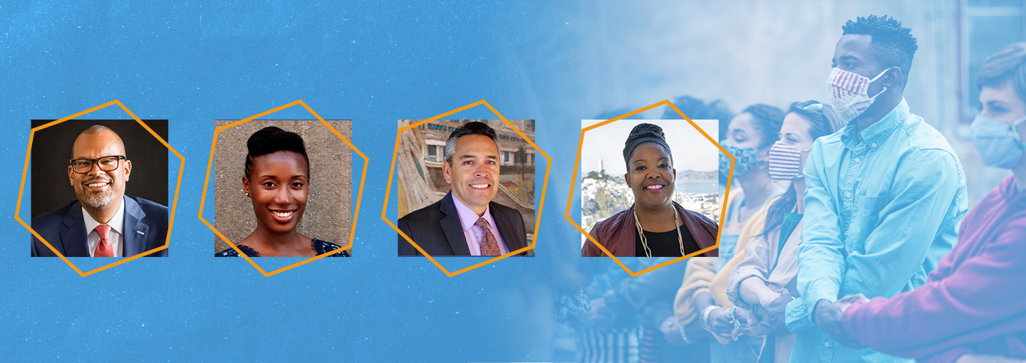 Building an Inclusive Recovery Across the Bay Area Image - faces of panelists