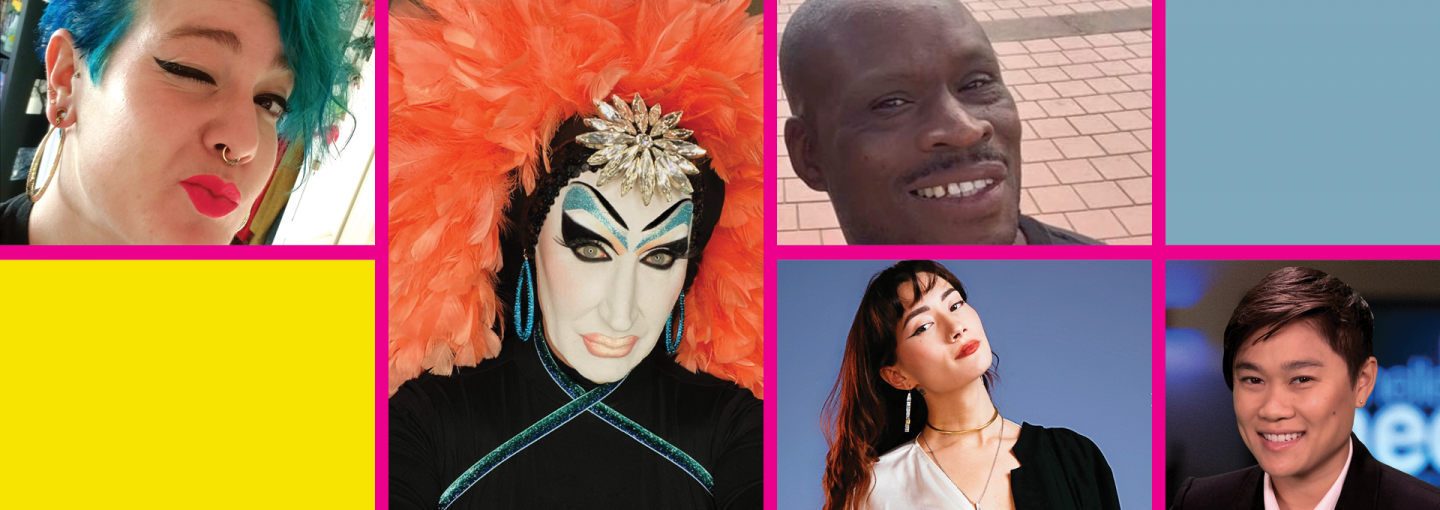 Drug Use, the Pandemic, and LGBTQ People Image - faces of panelists