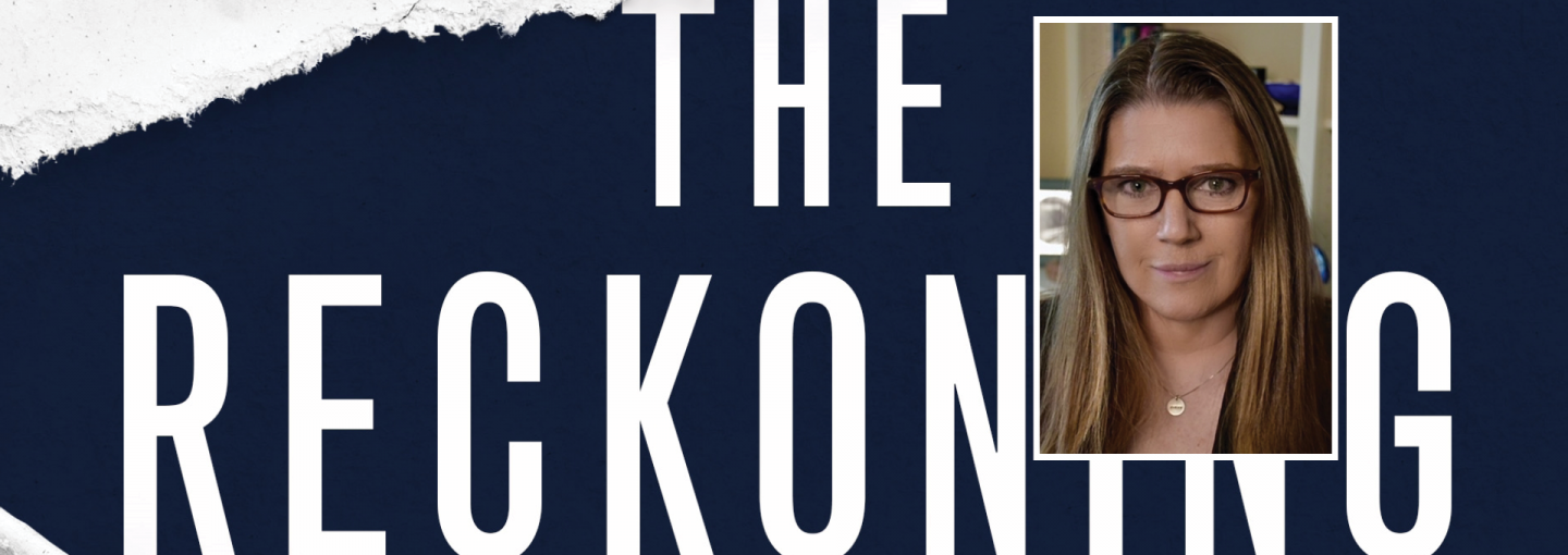 Mary Trump: The Reckoning Image - Mary Trump and title of her book The Reckoning