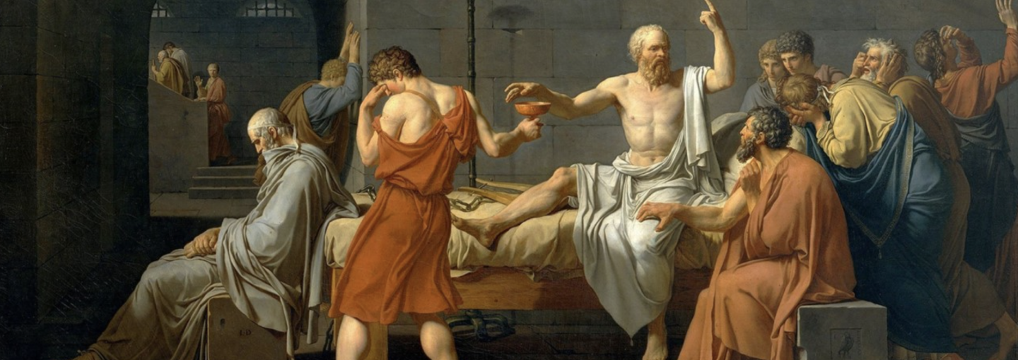 George Hammond: More Confidence than You Can Imagine Image - The Death of Socrates painting (public domain)