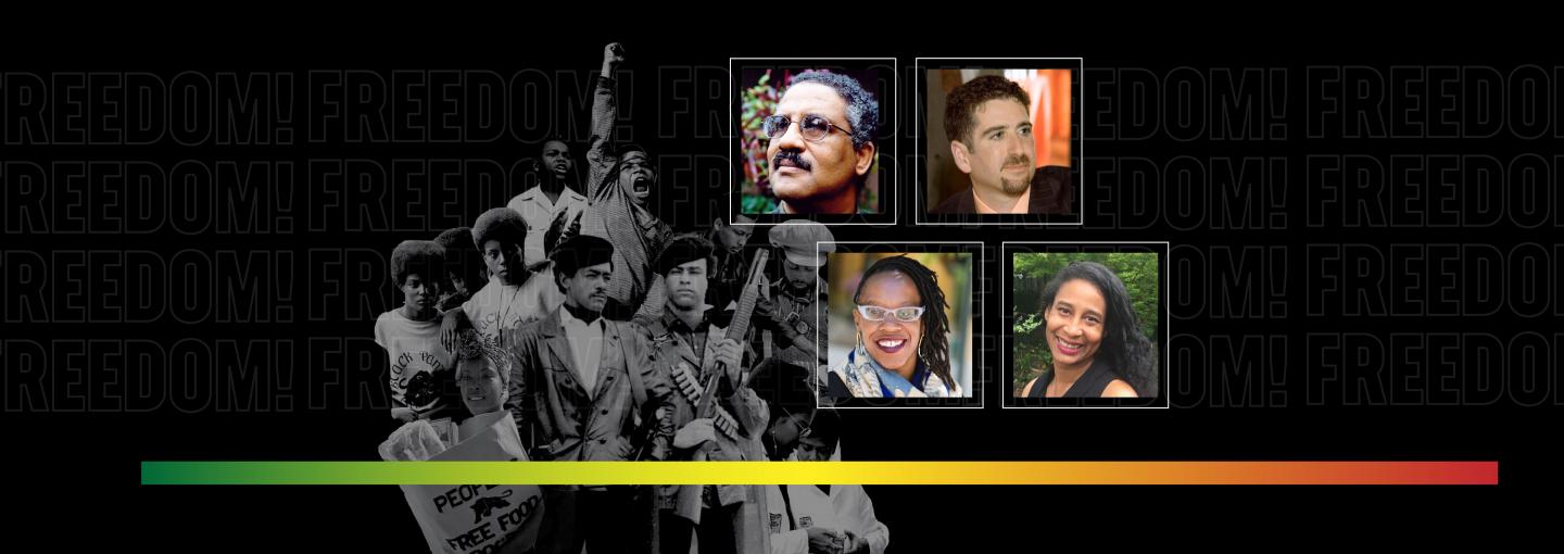 Freedom! The Story of the Black Panther Party for Young Readers Image - photos of speakers
