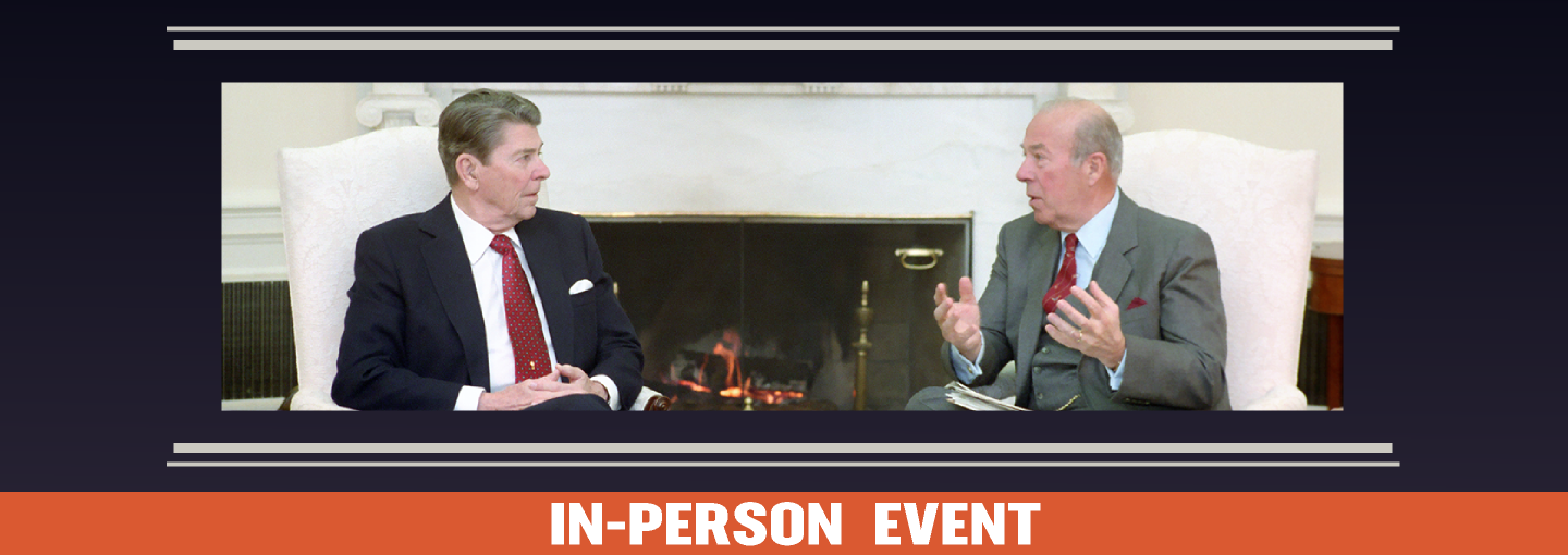 George P. Shultz, Exploring the Legacy of an Extraordinary American Statesman Image - Ronald Reagan and George Shultz