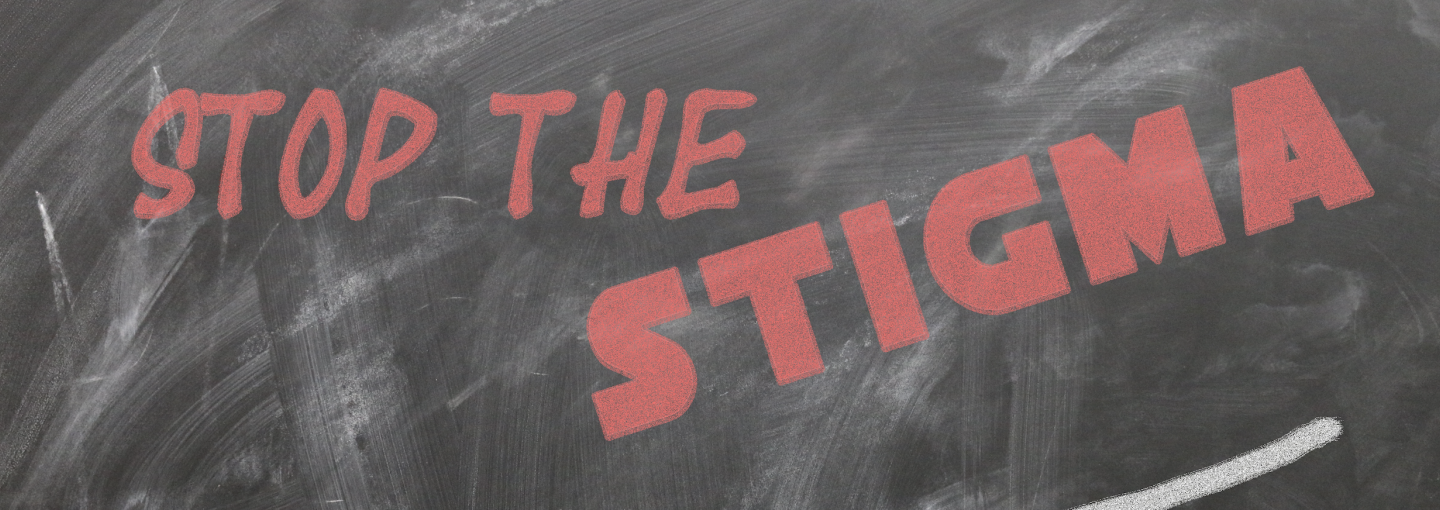 Fighting the Stigma: Mental Health Among AAPIs Image - text of "Stop the Stigma"