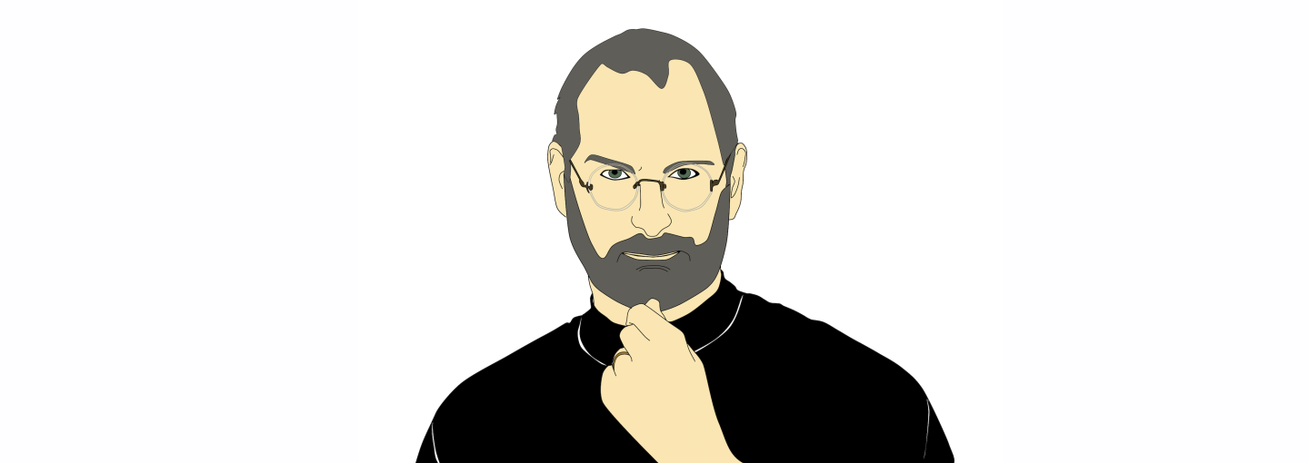 Illustration of Steve Jobs
