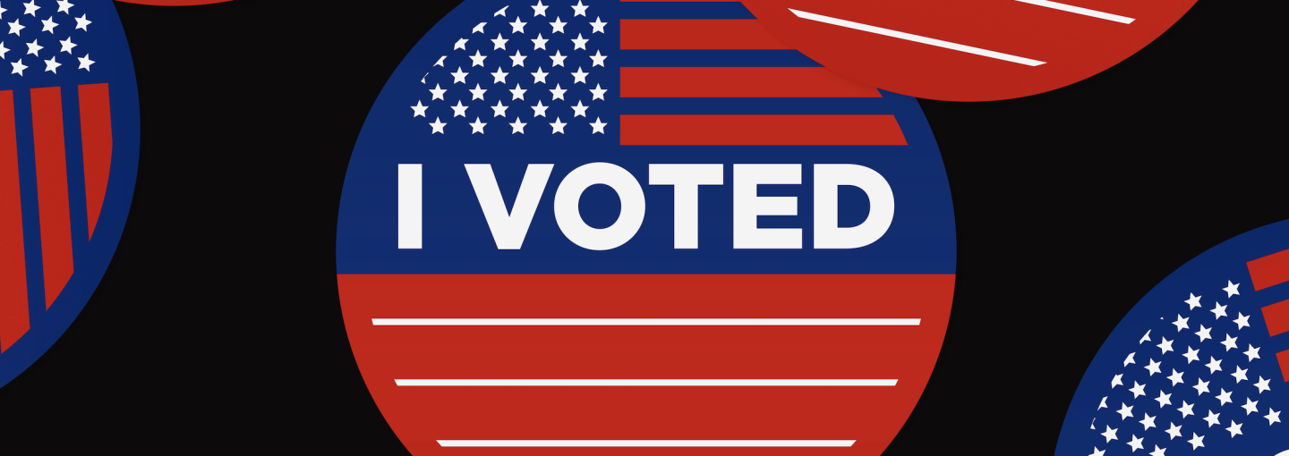 A September Surprise: The Week to Week Political Roundtable Image - I voted sticker