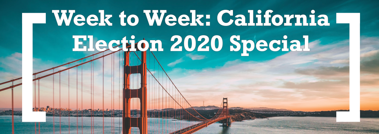 Week to Week: California Election 2020 Special Image - Golden Gate Bridge