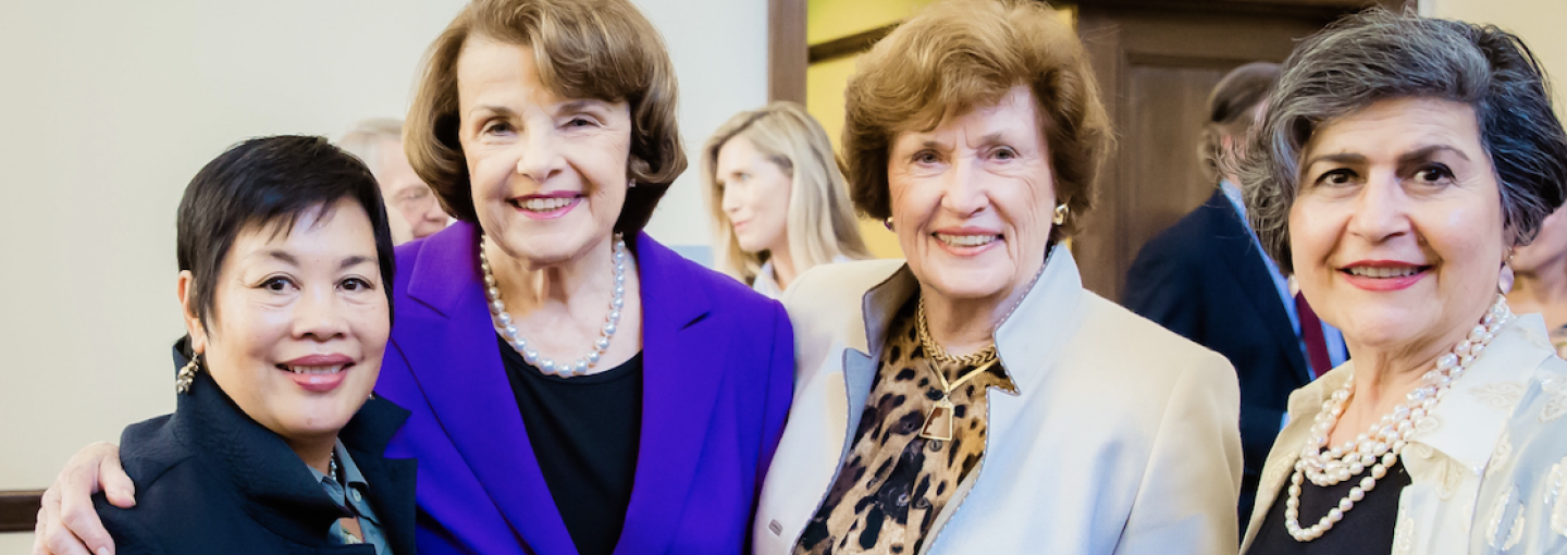 Board Leadership Image - Board members meeting with Senator Feinstein