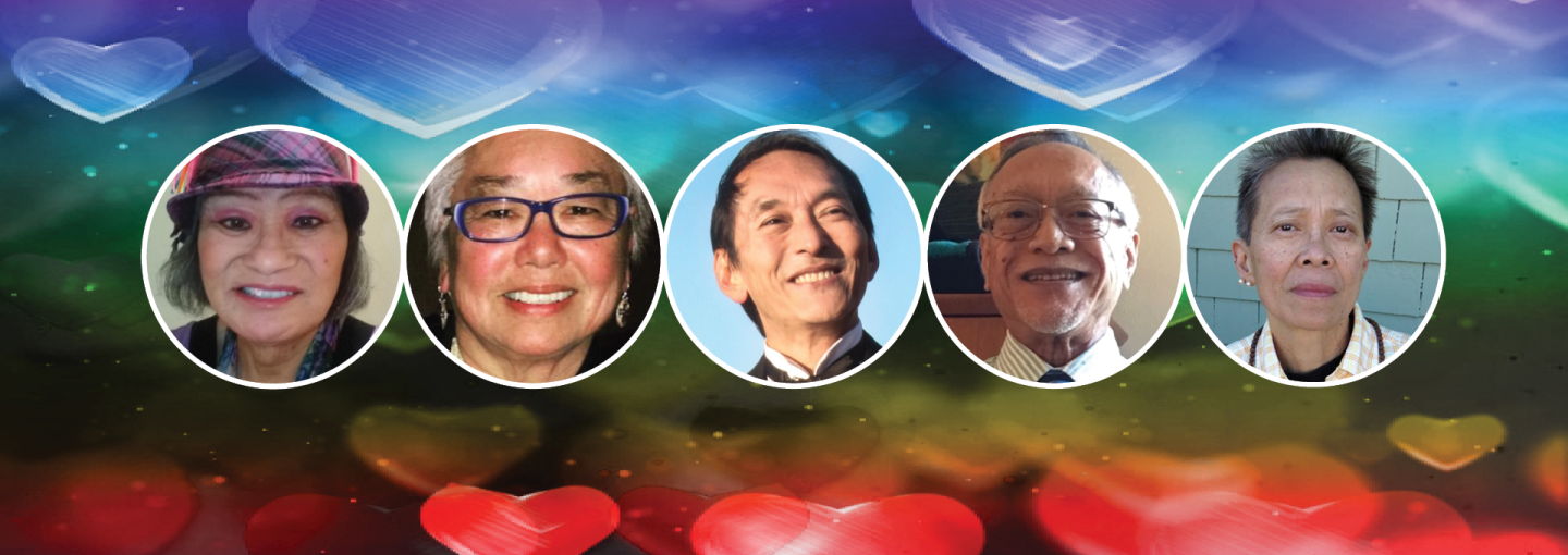 Celebrating QTAPI Pride with AAPI Leaders and Elders Image - faces of panelists