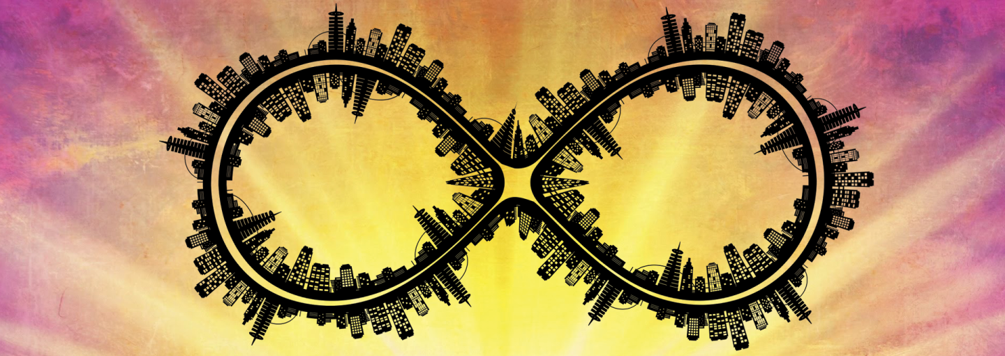 Equity and Justice in the Development of Cities Image - figure-8 of a city silhouette
