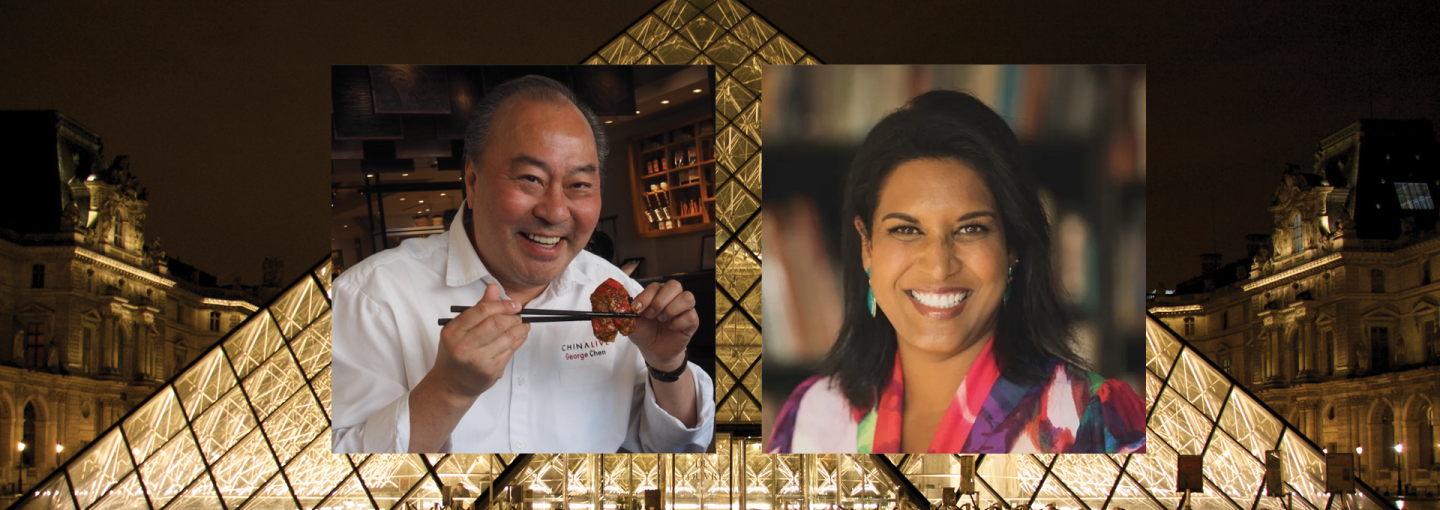 S.F. Chef Takes Paris: George Chen of China Live to Open Asia Live Beside Louvre in 2024 Image - speaker photos and the Louvre