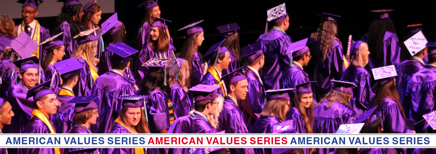 The Role of Higher Education in Preserving American Values Image - students at graduation