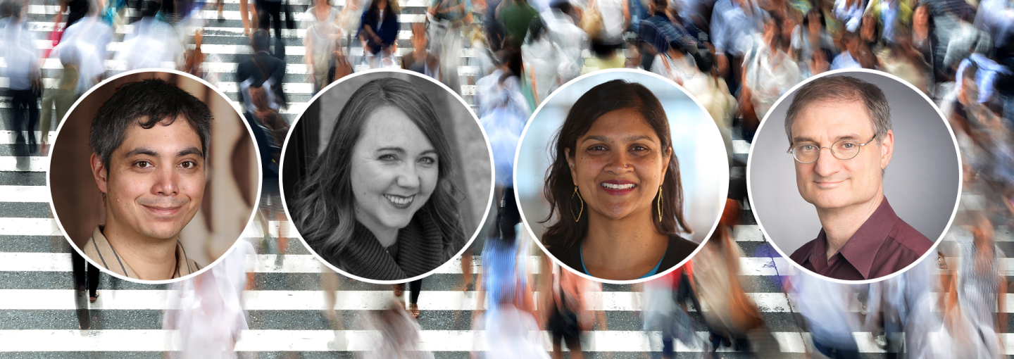 Image - speaker photos and blurred photo of crowd