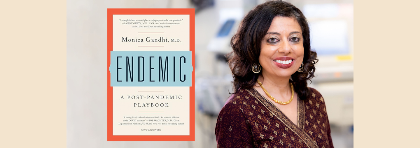 COVID-19: The Mistakes We Made and How to Control the Next Pandemic Image - the speaker plus her book cover