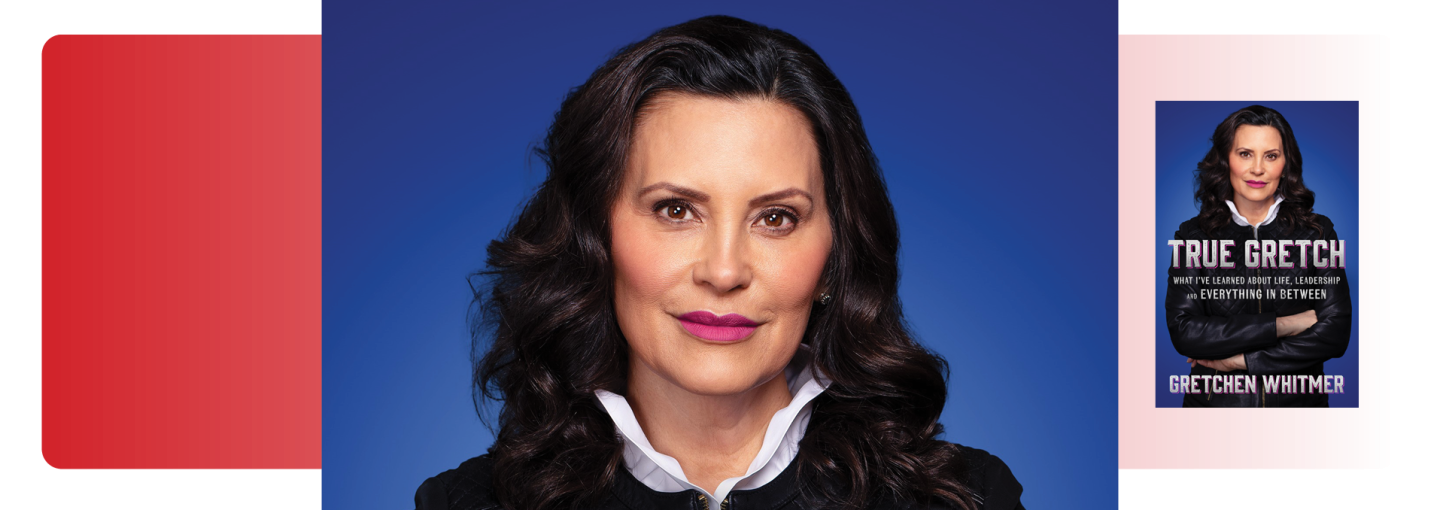 Image - Gretchen Whitmer and her book cover