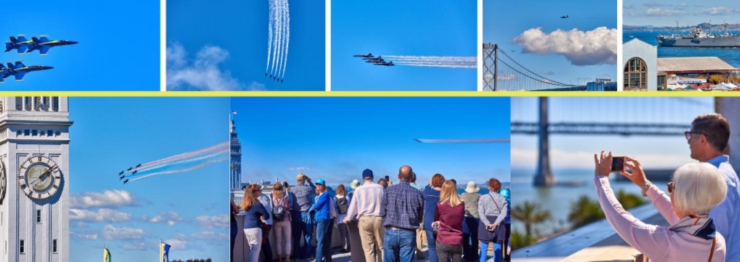 Sky High & Anchors Aweigh: A Blue Angels Fleet Week Celebration Image - scenes from Blue Angels events