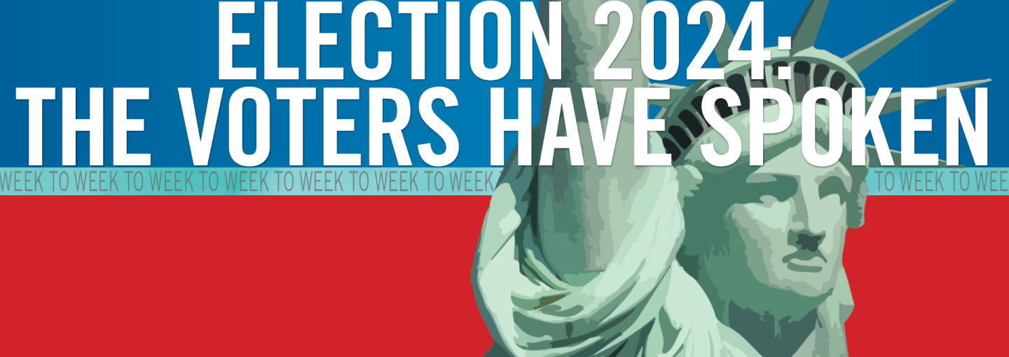 Election 2024: The Voters Have Spoken—A Week to Week Special Image - statue of liberty, program title
