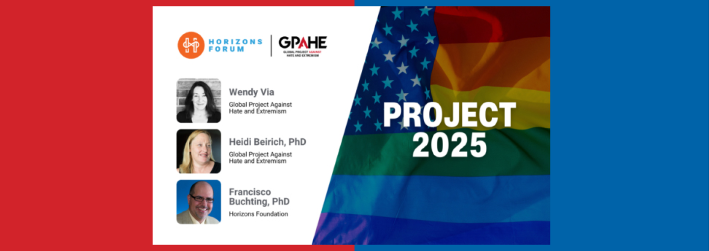 Project 2025: A Framework for the Erosion of LGBTQ+ Civil Rights Image - program title and information