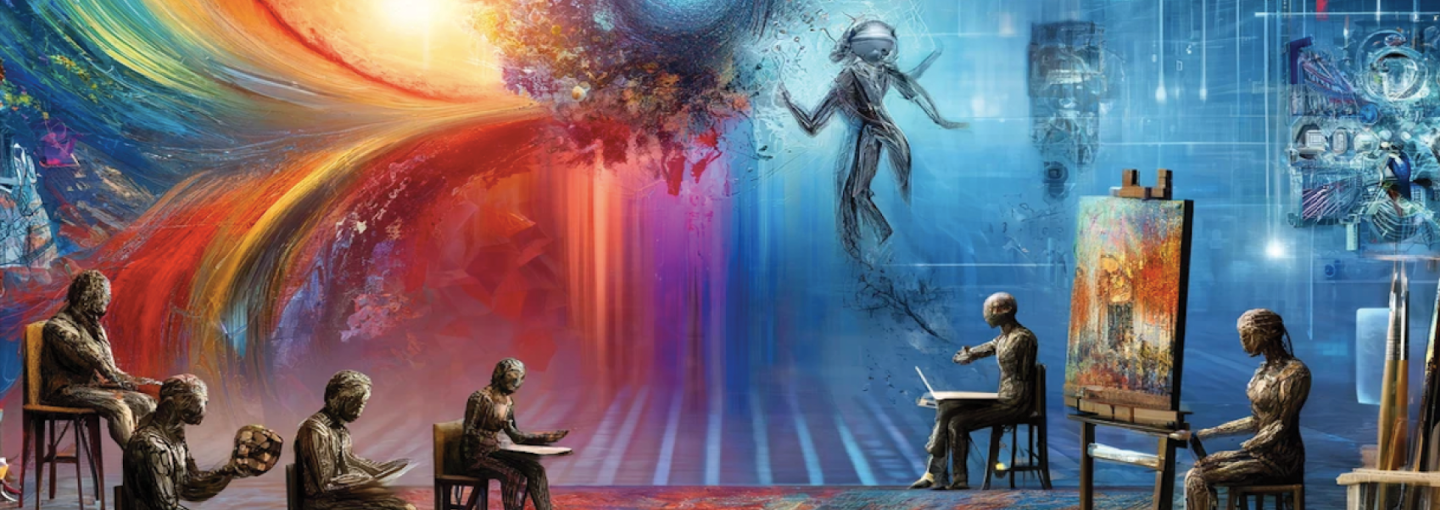AI, Art and New Technology: Threat or Opportunity Image - AI-created painting