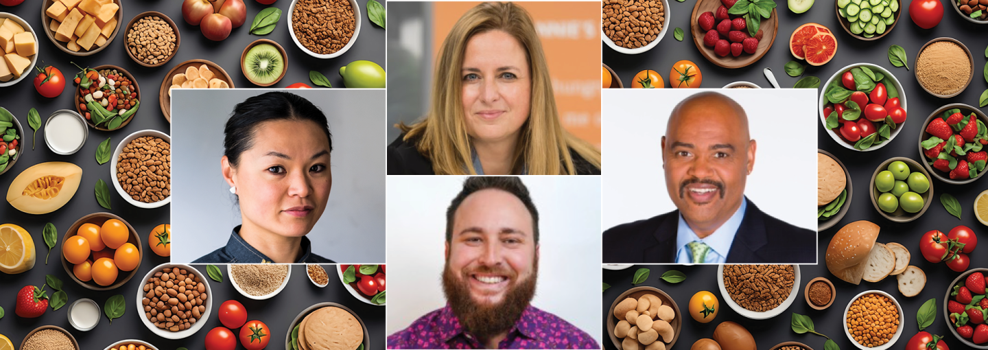 Farmers Markets, Food Banks and Chefs: Sample Your Food System! Image - speaker photos and food