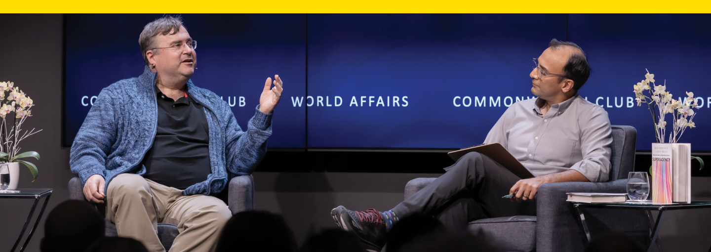 Reid Hoffman: Superagency and Our AI Future Image - Reid Hoffman and DJ Patil