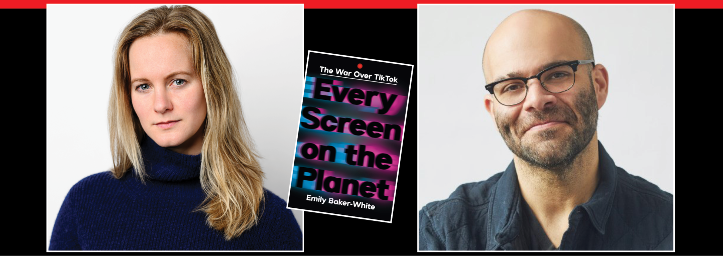 Image - the speakers and a book cover