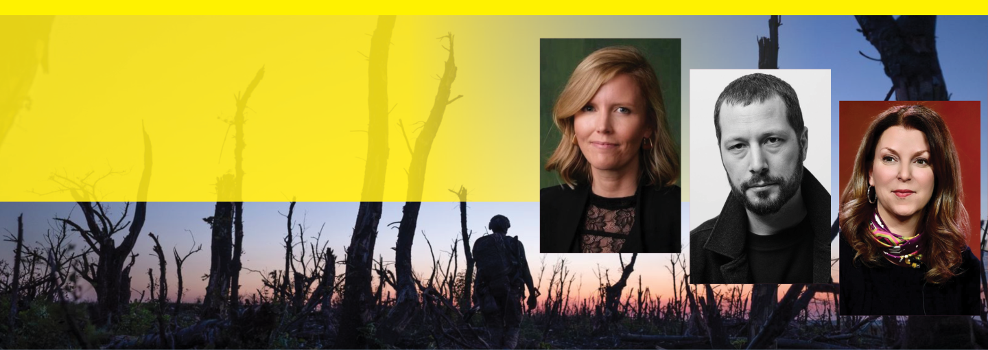 ‘2000 Meters to Andriivka’: Screening with Director Mstyslav Chernov Image - the speaker and scene from his film