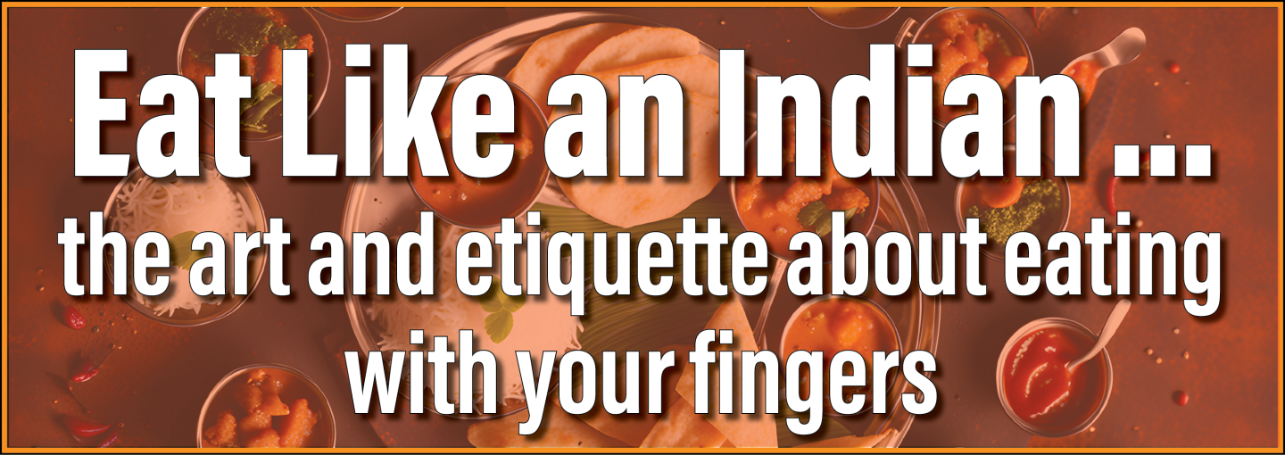 Image - program title over image of Indian food