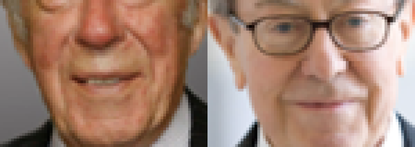 Image - George Shultz and James Goodby